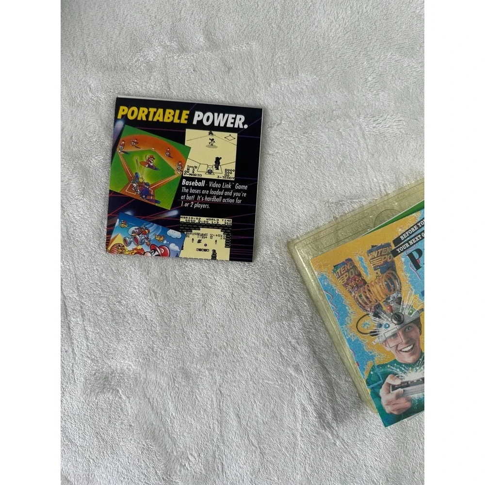 Nintendo Game Boy Play Action Football CIB Complete Box Manual & Poster